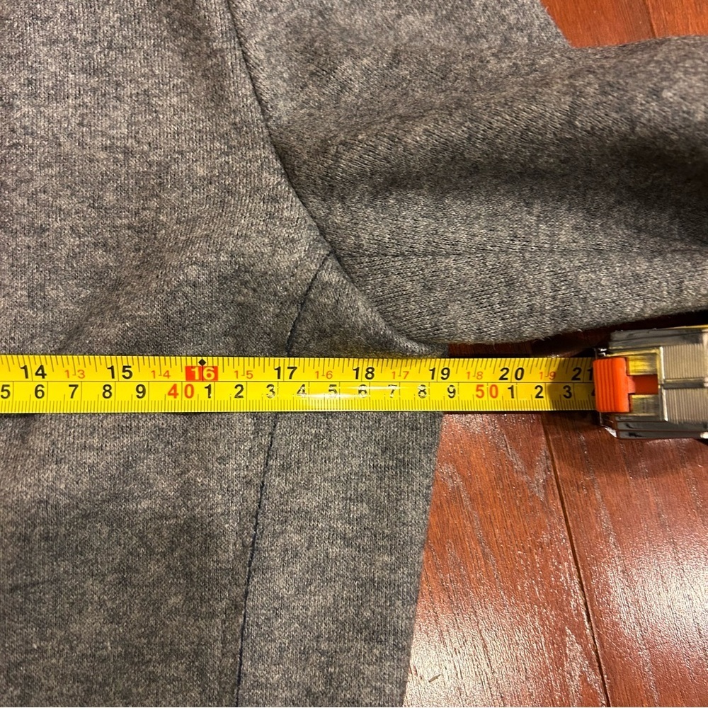 Gap Gray Wool-Blend Stand Collar Blazer (Single-Button) size large color grey - Picture 5 of 9